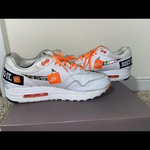 Nike Air Max 1 Just Do It White (W) (price is negotiable!!)